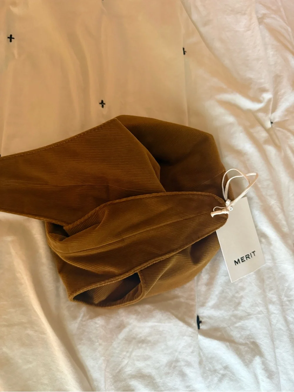 Merit Corduroy Signature Cosmetic Bag